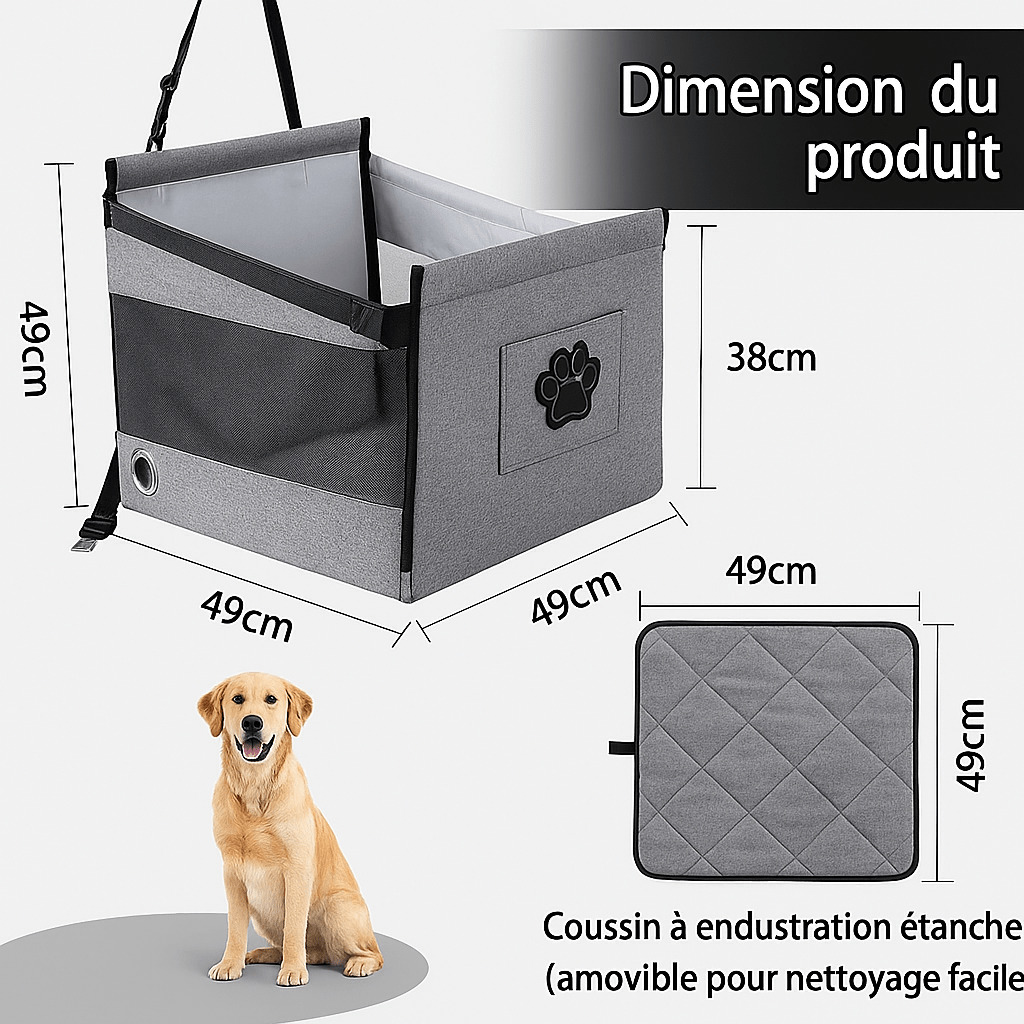 Siege auto pour chien | Securiride - My premium dog