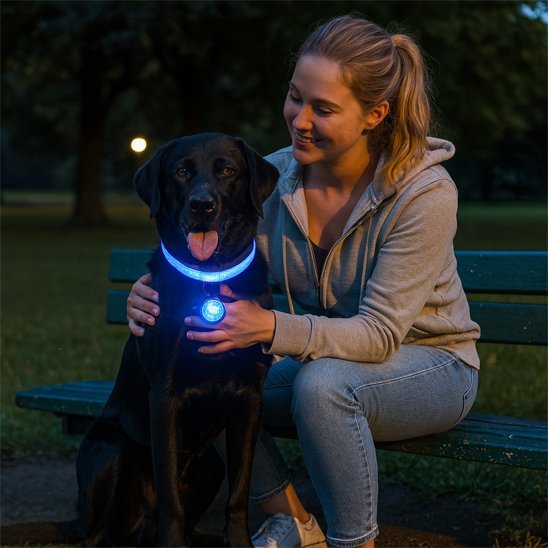 Collier lumineux pour chien | NightSafe - My premium dog