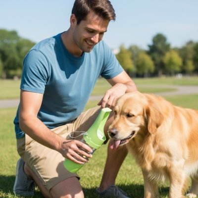 Gourde pour Chien | Portable & Pliable - My premium dog